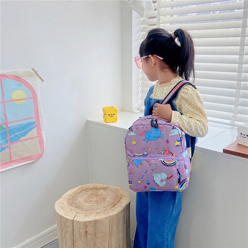 Ba Lô Đi Học Họa Tiết Hoạt Hình Bảo Vệ An Toàn Dành Cho Bé Lớp 1 Đến 2 Và 3