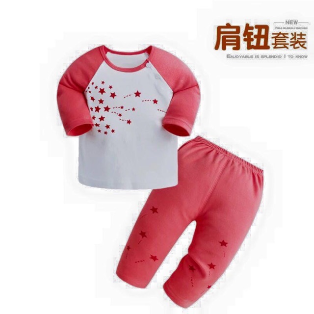 Bộ quần áo cotton xịn cho trẻ em mùa đông