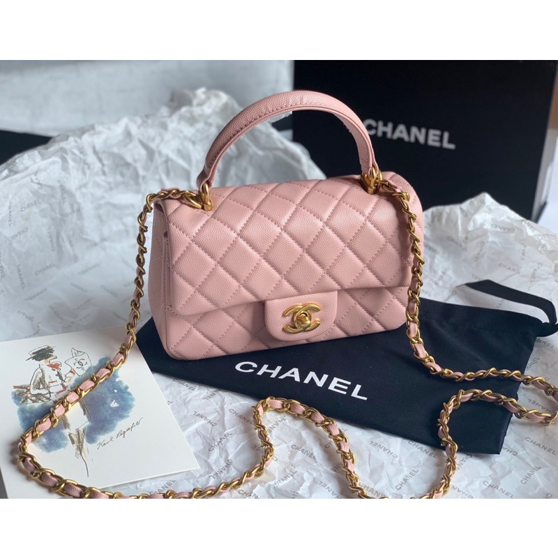 Túi xách nữ chất da thật Sz 20cm Fullbox nam châm bill đầy đủ