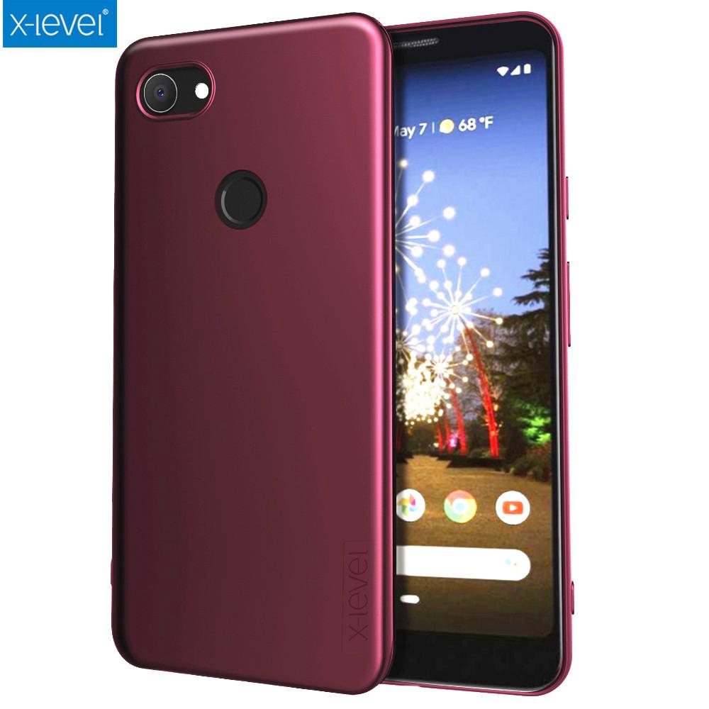 Ốp điện thoại TPU mềm màu trơn dành cho Google Pixel 3 3XL / 3A XL