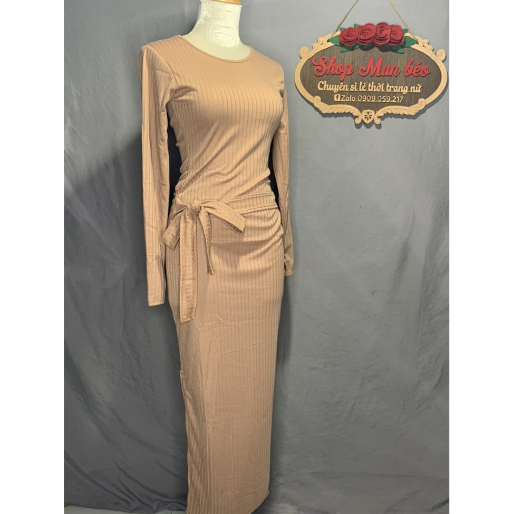 [MẪU MỚI] Đầm Body Xẻ Tà Khoét Lưng Chất Thun Gân Thích Hợp Mặc Đi Tiệc Đi Làm Đi Chơi Phù Hợp Với Mọi Phong Cách | BigBuy360 - bigbuy360.vn