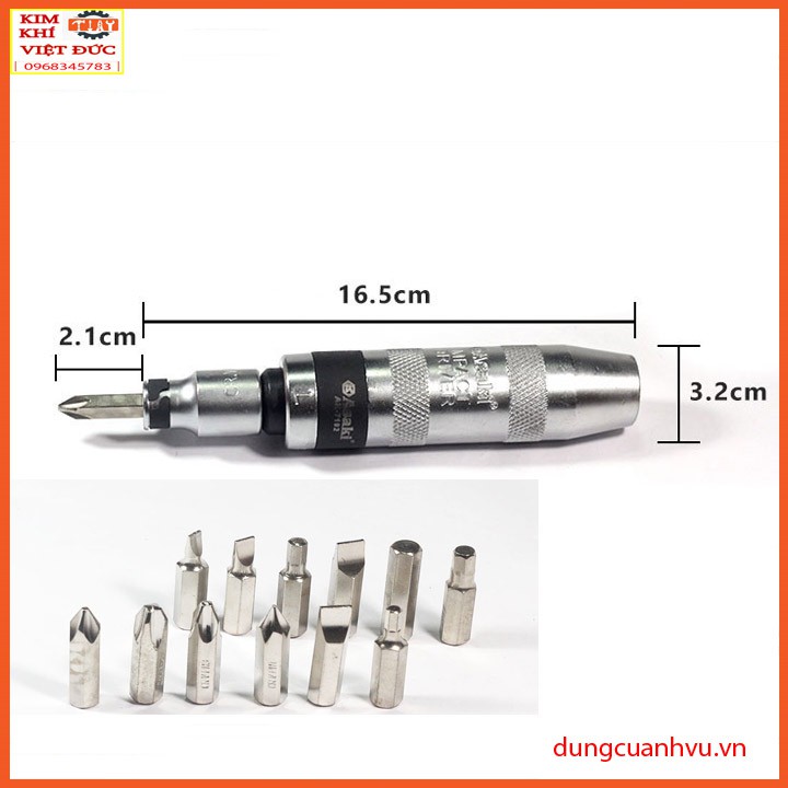 Bộ Tua Vít Đóng 13 mũi Asaki AK-7192