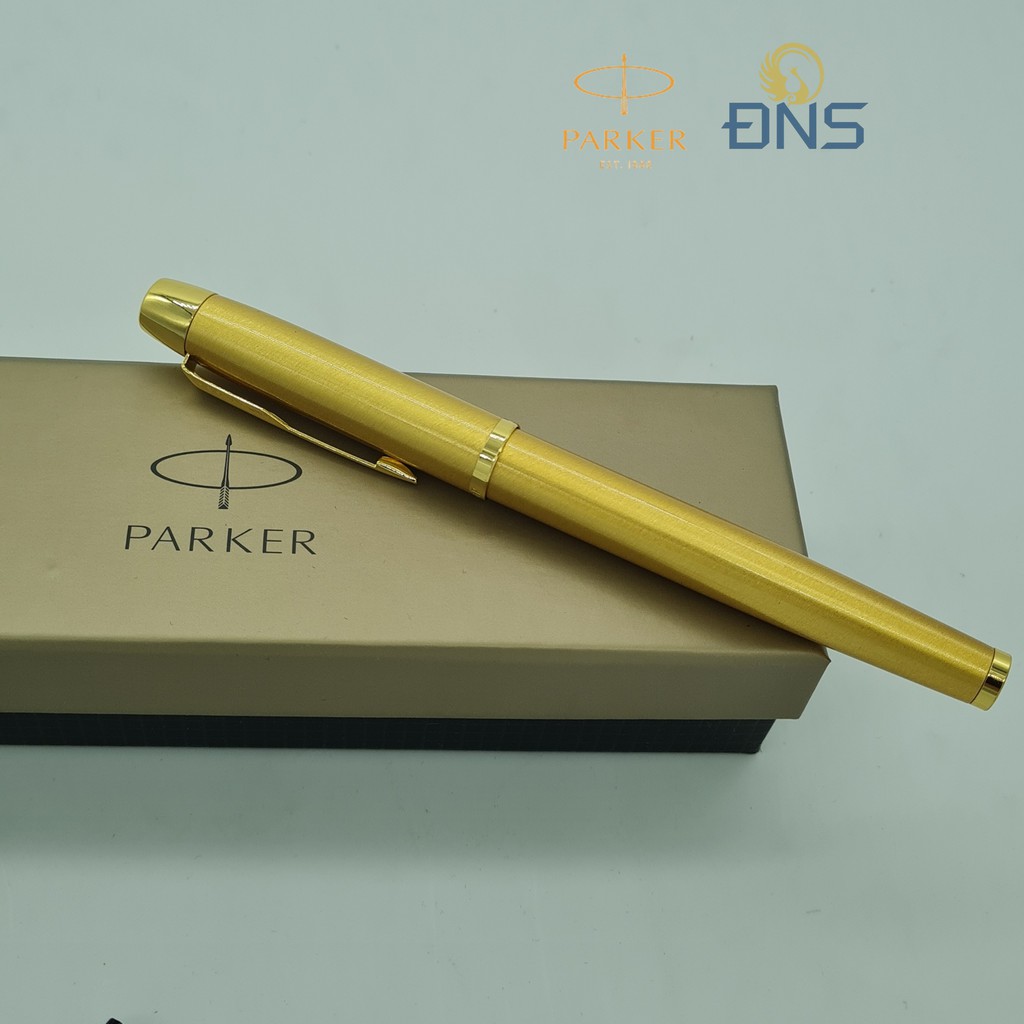 [HÀNG CAO CẤP] Bút Bi, Bút Ký PARKER GOLD Cao Cấp- MÓN QUÀ Ý NGHĨA - Miễn Phí Khắc Chữ, Logo & Tặng kèm Ngòi Ký 5.0