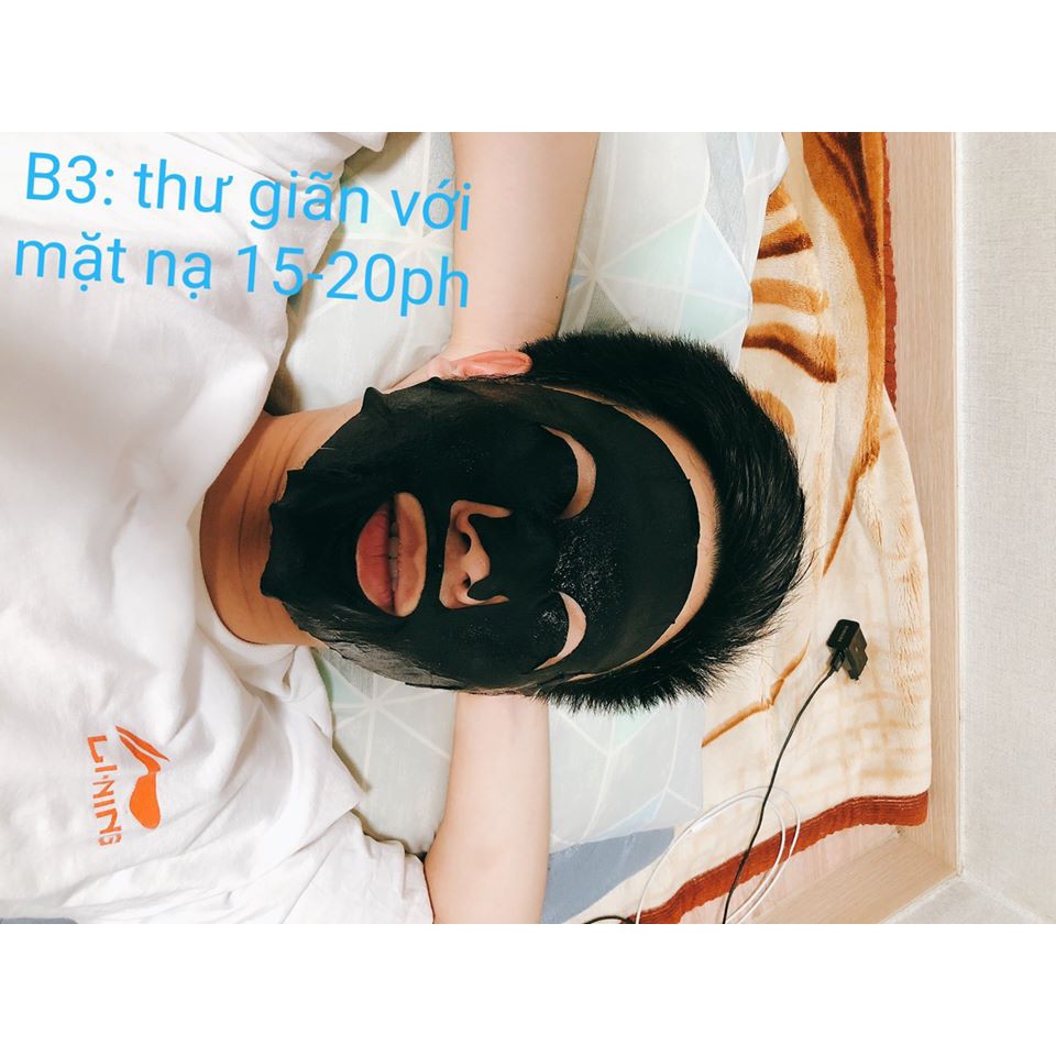 Mặt nạ đen Jayjun 3 bước - Jayjun Real Water Brightening Black Mask