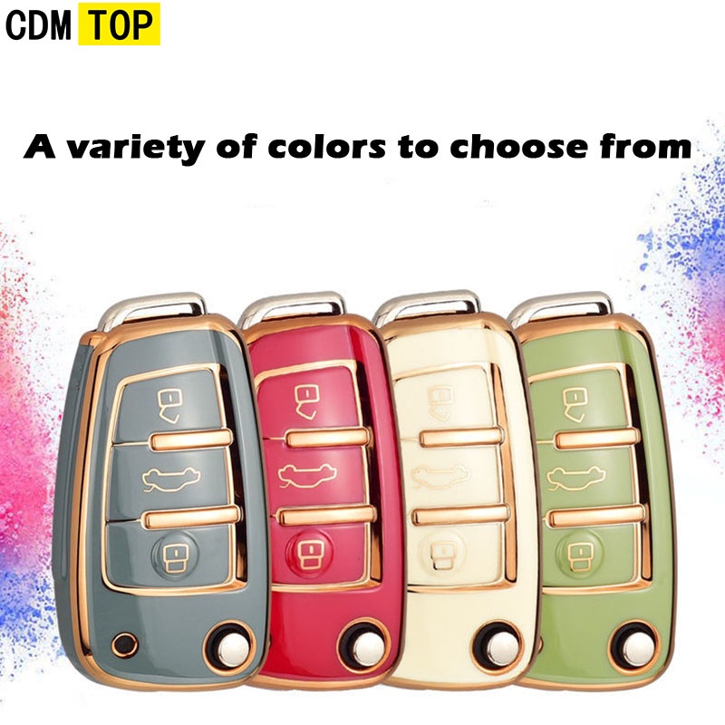Ốp Điện Thoại TPU Tráng Gương Nắp Lật Cho Audi A1 A4 A7 A8 A3 A5 Q3 Q5 A6 C5 C6 A4 S6