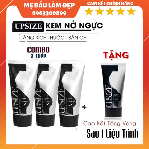 Kem nâng ngực Upsize chính hãng NGA - cam kết tăng 3-5 cm trong 1 liệu trình [ Hàng Chính Hãng ]