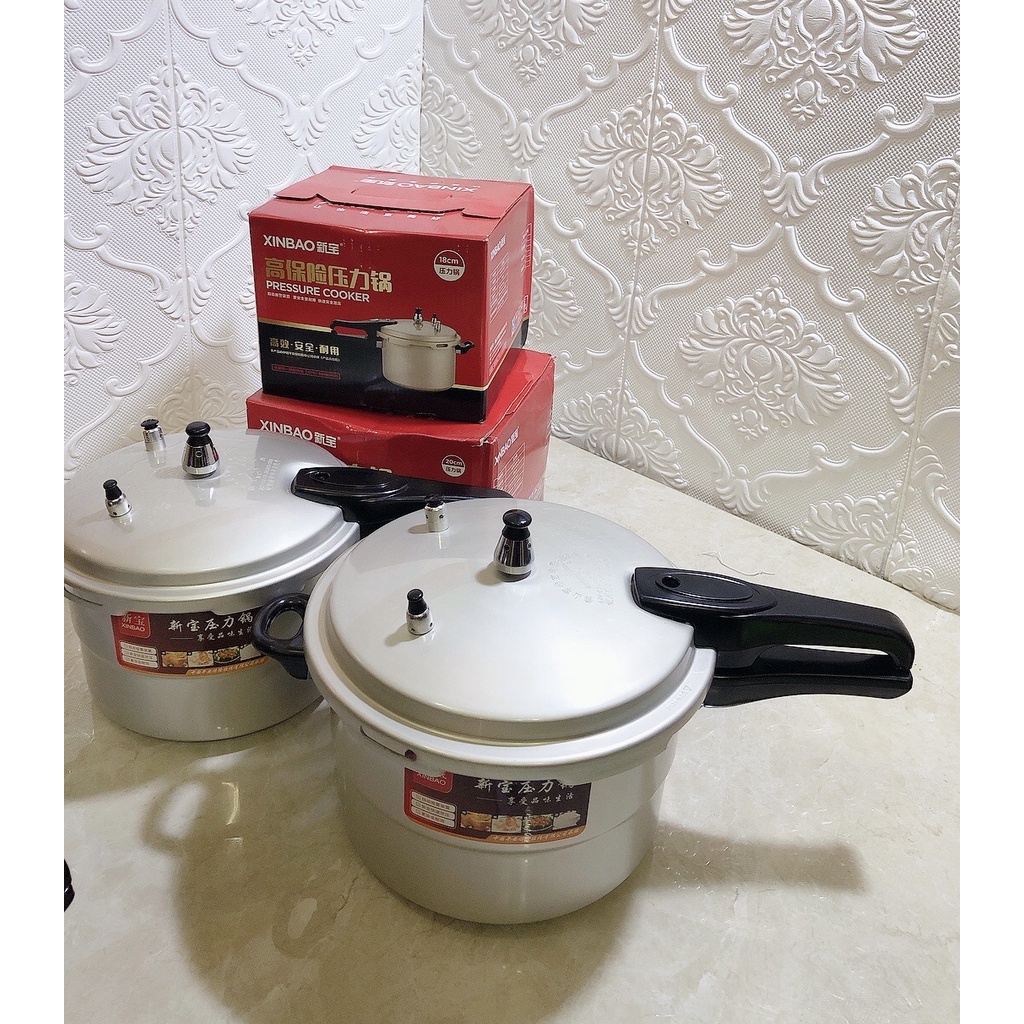 Nồi áp suất nấu gas xinbao 18cm,20cm ,22cm ,24cm ,26cm ,28cm,30cm