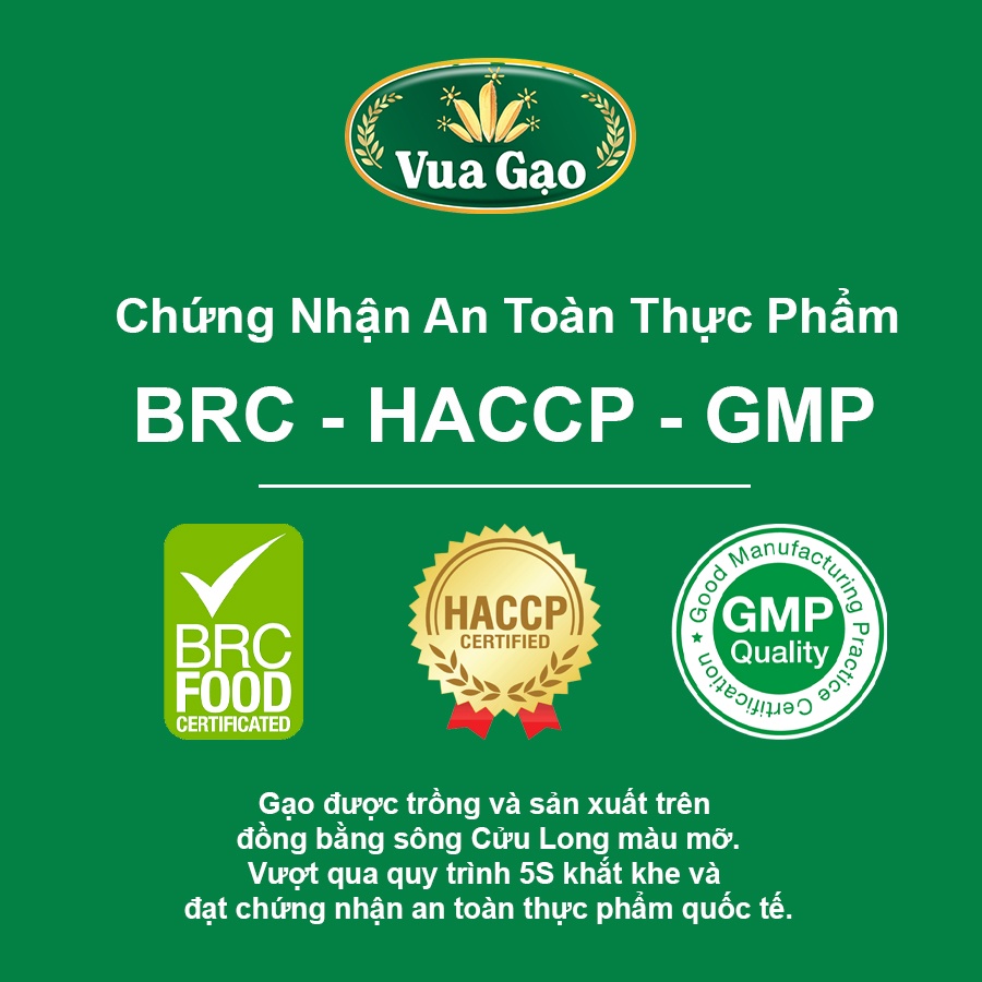 [MUA 3 TẶNG 25K] Combo Gạo Hương Việt + Gạo Từ Tâm - Chính Hãng Vua Gạo - Túi 5kg (Cam kết date mới)