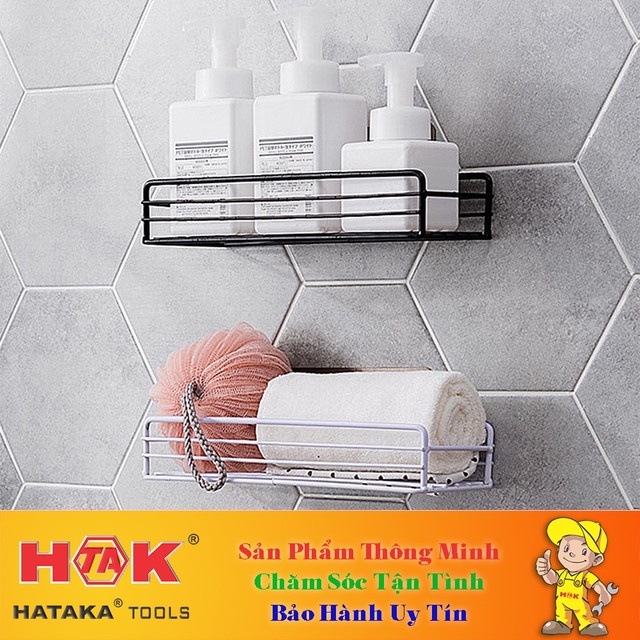 Giá Khay Để Đồ Đa Năng Phòng Tắm KHUNG LƯỚI Kim Loại H4 Size Dài 27X11Cm