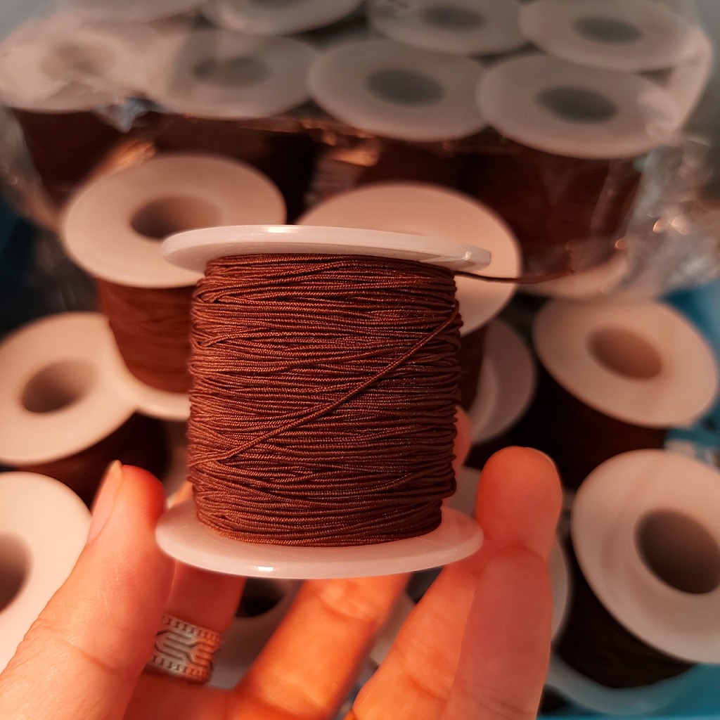 Dây xâu chuỗi hạt thun co giãn 0.8mm x 50m dây làm vòng tay dây xâu vòng JSP.