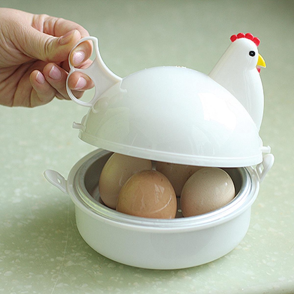 Dụng Cụ Hấp Trứng Trong Lò Vi Sóng