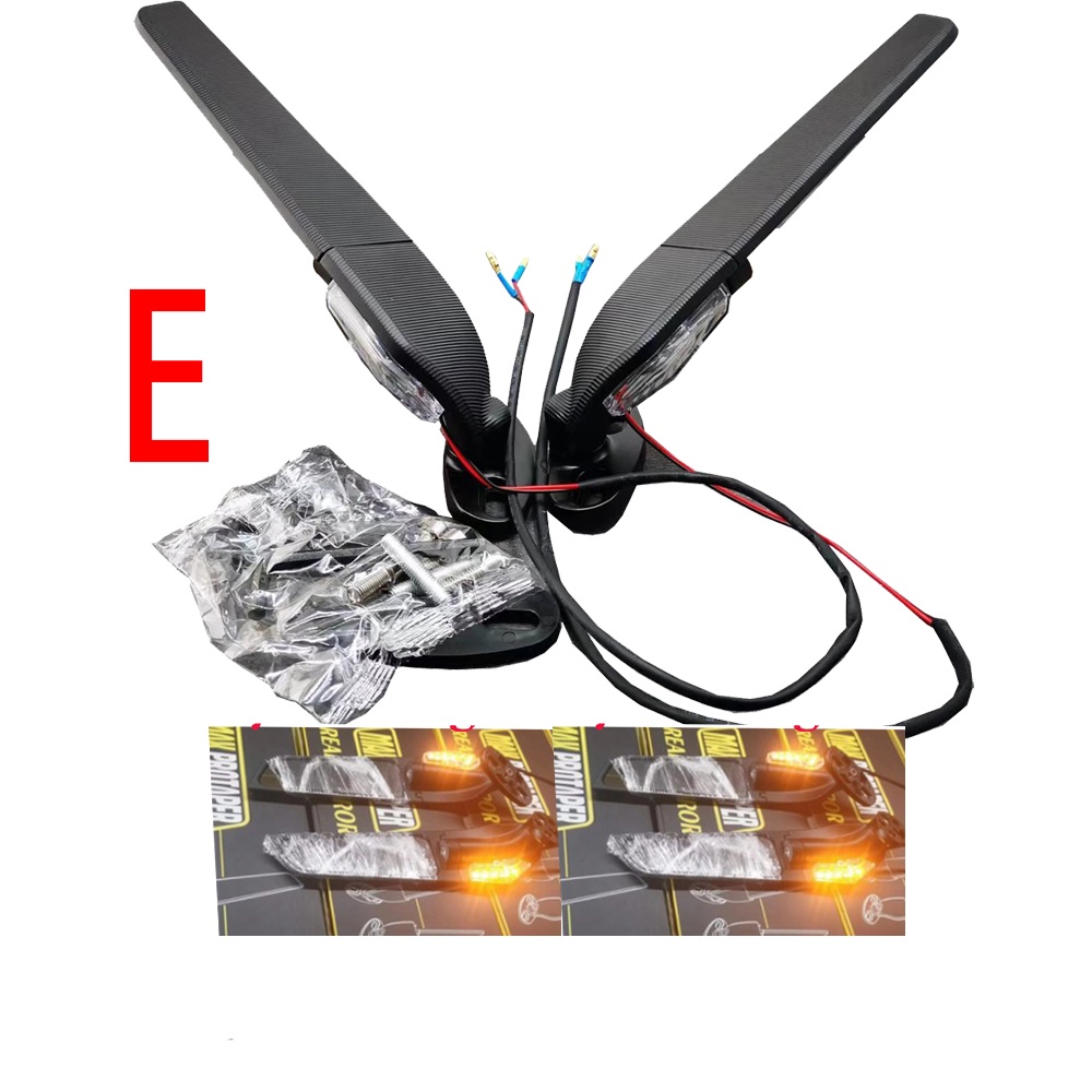 Bộ gương chiếu hậu đa năng cnc cho xe mô tô aerodynamic gsxr150 r25 r3 r15 cbr650r r25 ninja400 gsx-r150