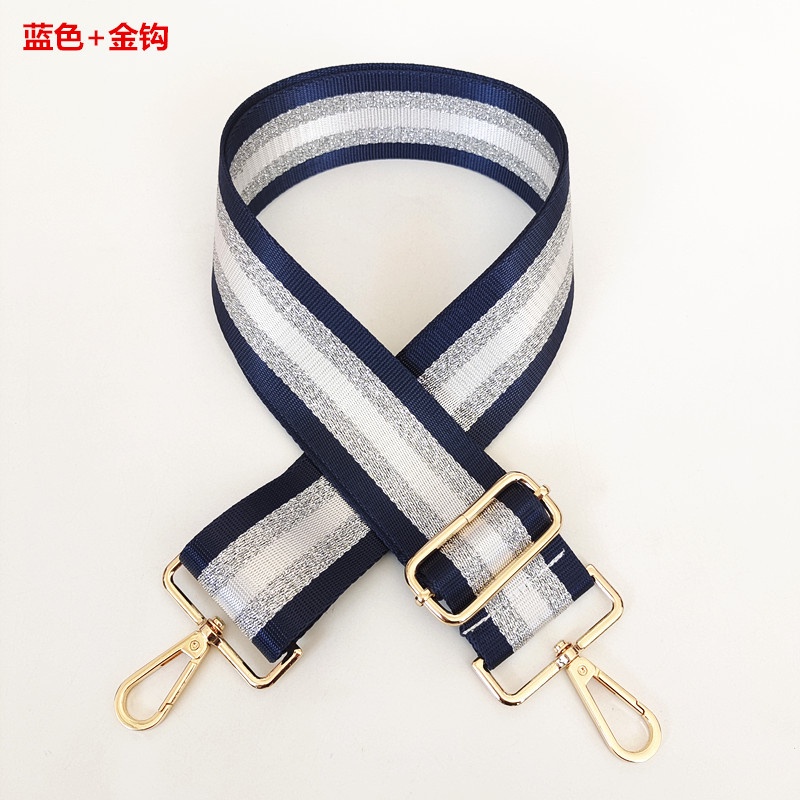 Dây Đeo Vai / Đeo Chéo Bản Rộng 5cm Bằng Nylon Màu Bạc 2022 Có Thể Điều Chỉnh