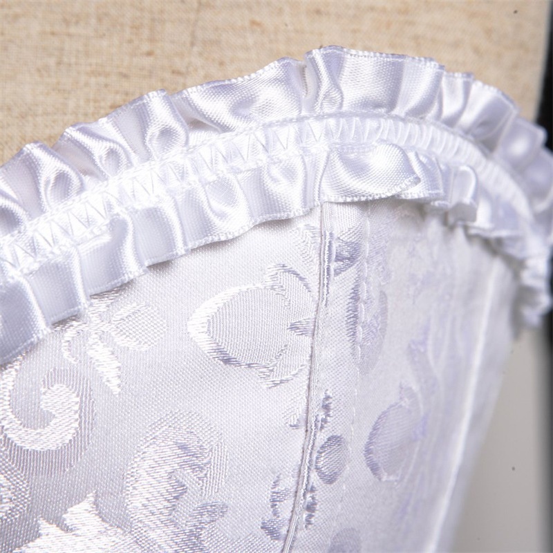 Áo Nịt Ngực Phối Ren Có Khóa Kéo Phong Cách Châu Âu