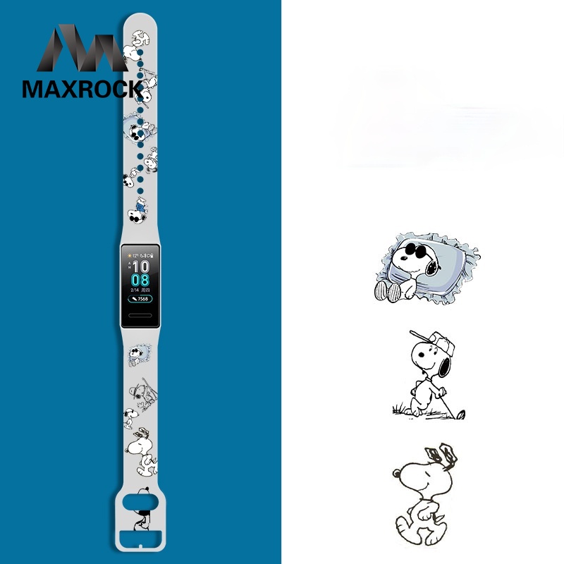 Dây đeo thể thao mẫu in mới MAXROCK thay thế cho Samsung Galaxy Fit 2 SM-R220