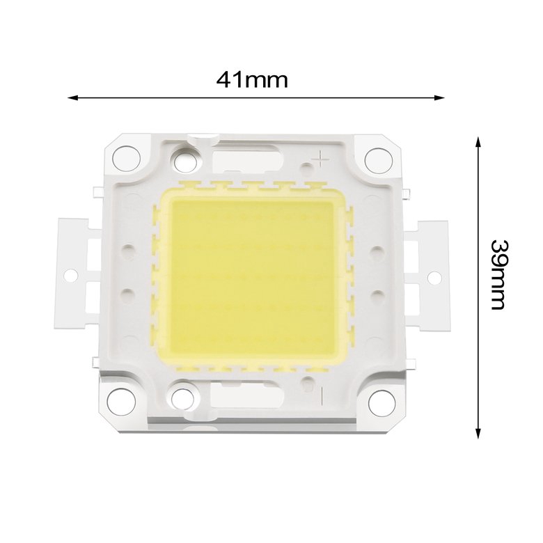 Chip đèn LED SMD RGB sáng trắng ấm/trắng màu nhôm 50W 5000LM