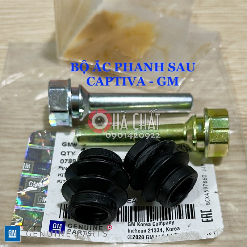 Bộ ắc trượt phanh & cao su chụp bụi CAPTIVA phanh trước phanh sau 🚘 chính hãng GM - GENERAL MOTORS nhập khẩu Hàn Quốc