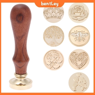 Đầu con dấu đóng sáp chất liệu đồng thích hợp trang trí thiệp mời kiểu retro diy