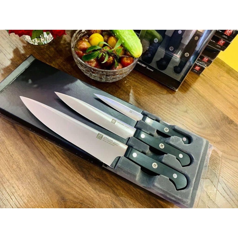 Set dao, bộ dao Zwilling 3 món   Zwilling professional S Made in Germany hàng chính hãng