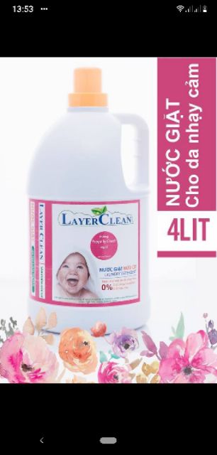 Nước giặt hữu cơ Layer Clean hương Poppy Coach( nước hoa) 4L