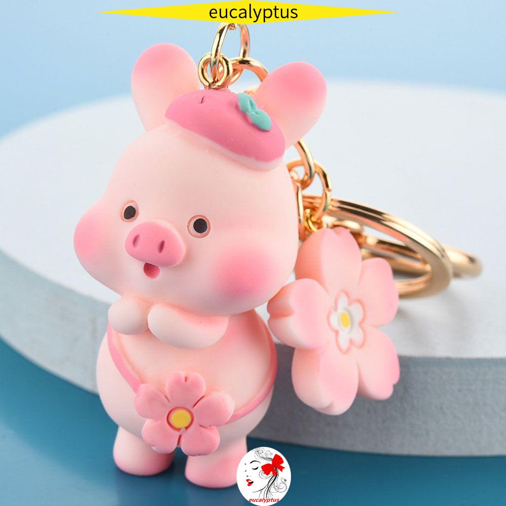 Móc Khóa Hình Heo Hồng Dễ Thương Dùng Làm Quà Tặng Cho Cặp Đôi