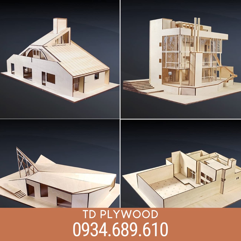 Gỗ Ép Nhập Khẩu Plywood - Tấm Ván Gỗ Dán - Tấm Ván Ep Cắt Khắc Laser Cnc Đẹp Dùng Làm Mô Hình Gỗ 3D