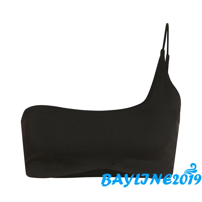 Áo Croptop Hai Dây Mỏng Màu Trơn Mùa Hè Hợp Thời Trang Cho Nữ