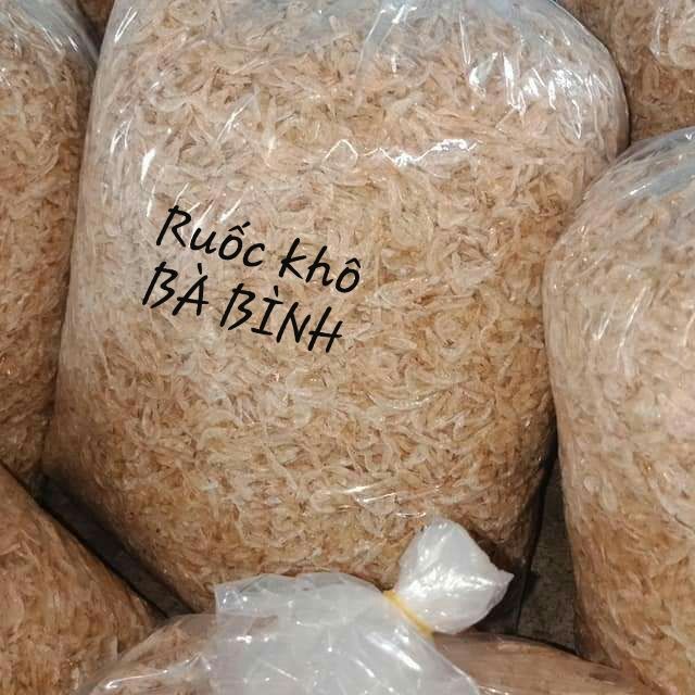 Tép khô không phẩm màu, sạch 100%