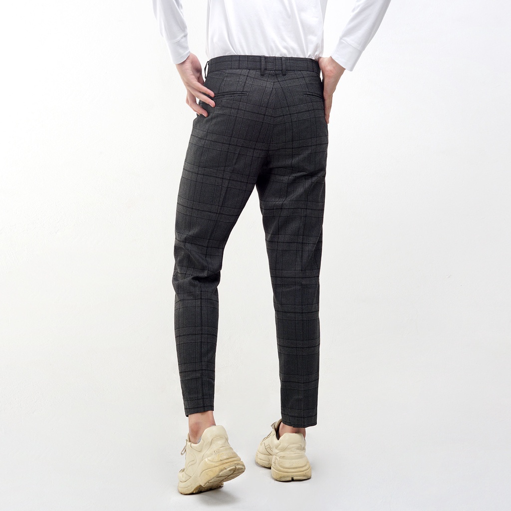 Quần âu nam SAYME quần dài kẻ caro phong cách hàn quốc MCTR0002