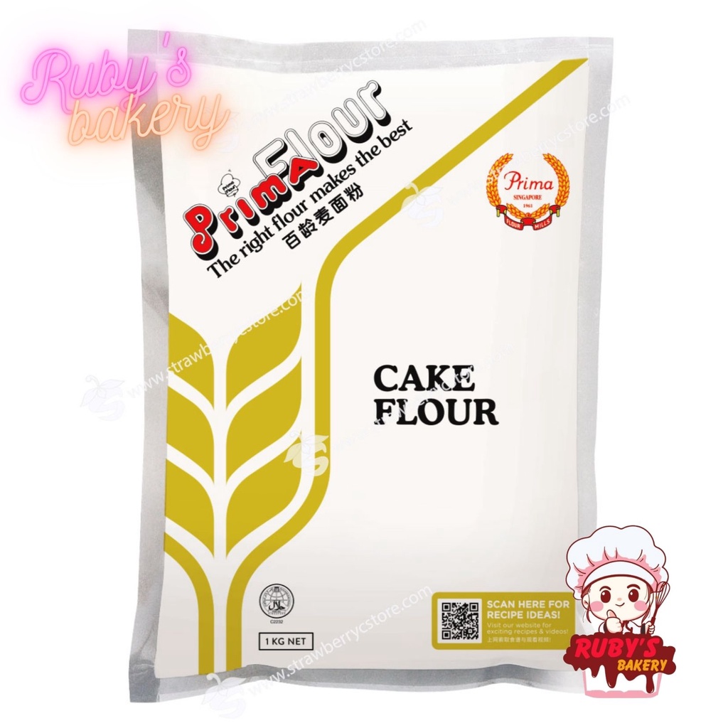 Bột Mì không tẩy trắng PRIMA số 8/ số 10/số 11/ số 13 gói 1kg - Singapore