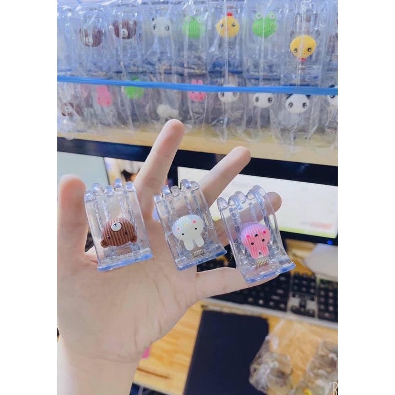 1 chiếc kẹp 5 răng hình thú cute dễ thương