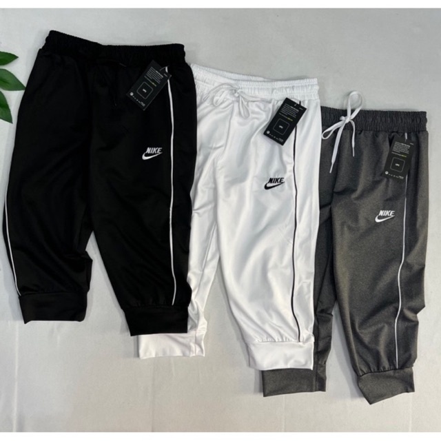Quần lửng jogger nữ tập Gym Yoga rộng rãi thoải mái co giãn 4 chiều phối sọc