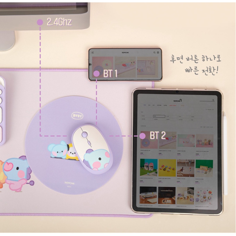 Chuột bluetooth bt21 2.4ghz Không Dây ChấT LượNg Cao