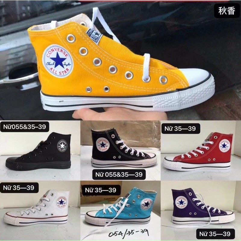 [FULL BOX] Giày converse nữ cổ cao nhiều màu