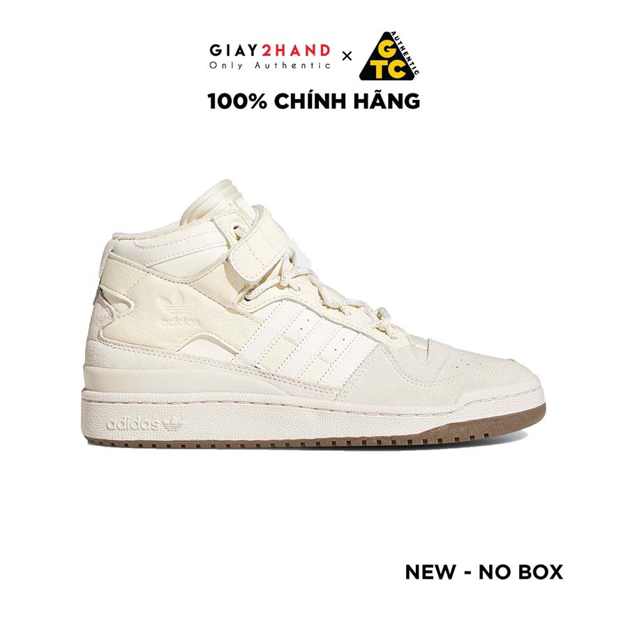 (AUTHENTIC 100%) Giày Sneaker Thể Thao Chạy Bộ ADIDAS IVP FORUM MID ALUMINIUM / CREAM WHITE / GUM GW2857 CHÍNH HÃNG 100%