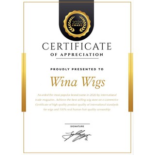 Tóc Thật Siêu Da WINA Dài 50cm [ 2 Mái - Mái Thưa ] TGT-005