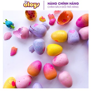 Trứng Hatchimals trộn lẫn các season 1234 (gồm 4 màu: tím-hồng-vàng-cam) không trùng mẫu thú dành cho bé