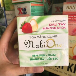 Kem mụn thâm trắng da liền sẹo nabione 20g
