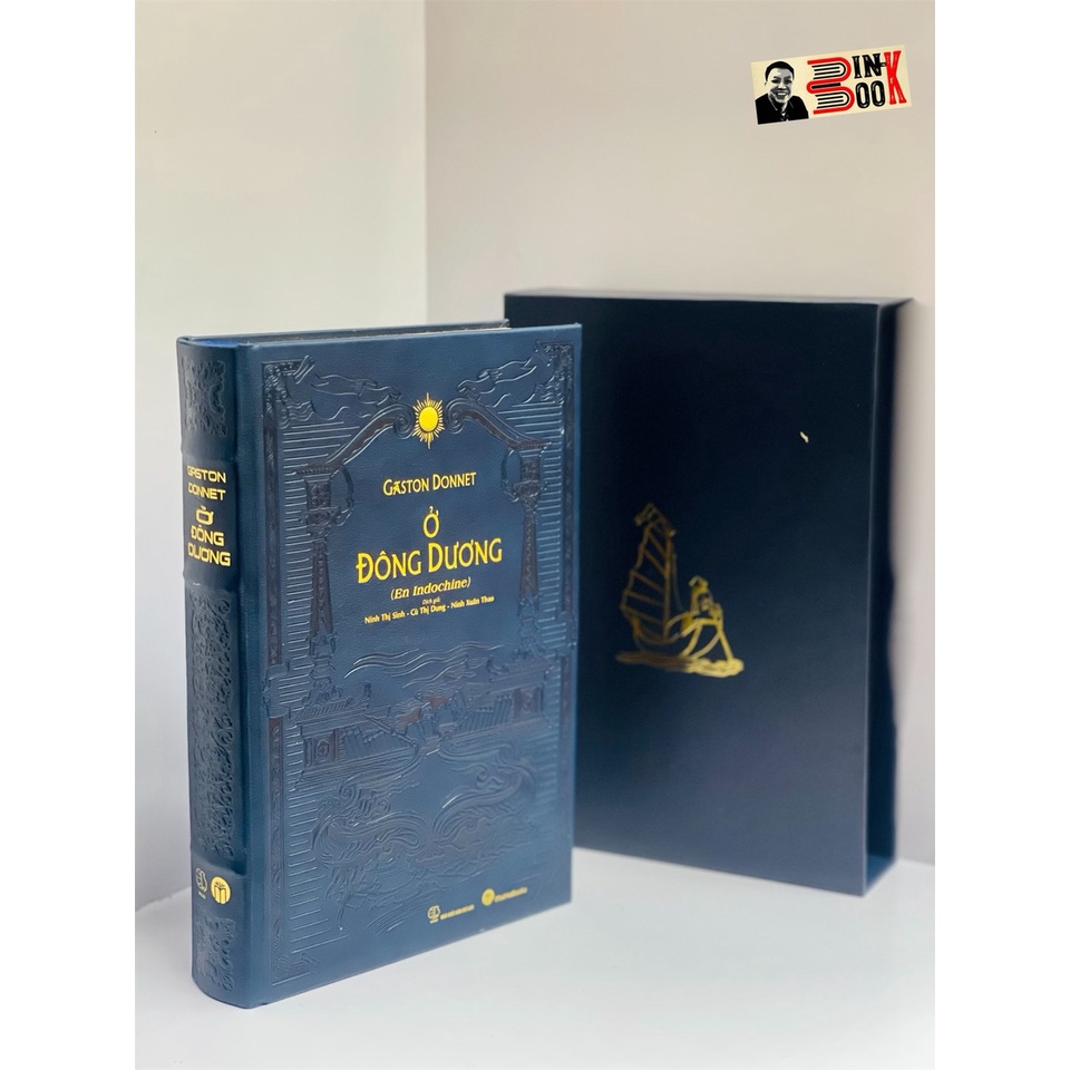 Sách - Ở Đông Dương (En Indochine) – Ấn bản bìa da PU, giấy mỹ thuật, bụng mạ vàng – Maihabooks – NXB Thế Giới