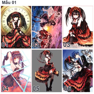 Poster / Tranh dán tường anime Date A Live nhân vật Kurumi