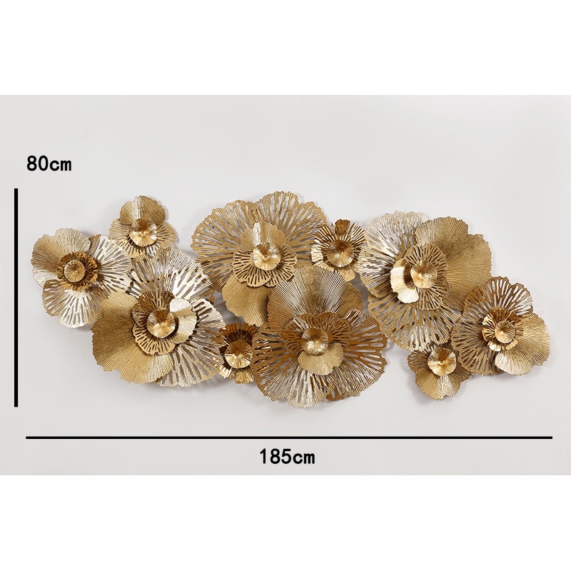 Tranh sắt Hoa Mai Vàng Treo Tường Decor Trang Trí. 1m8x 90cm. Bảo hành 5 năm.