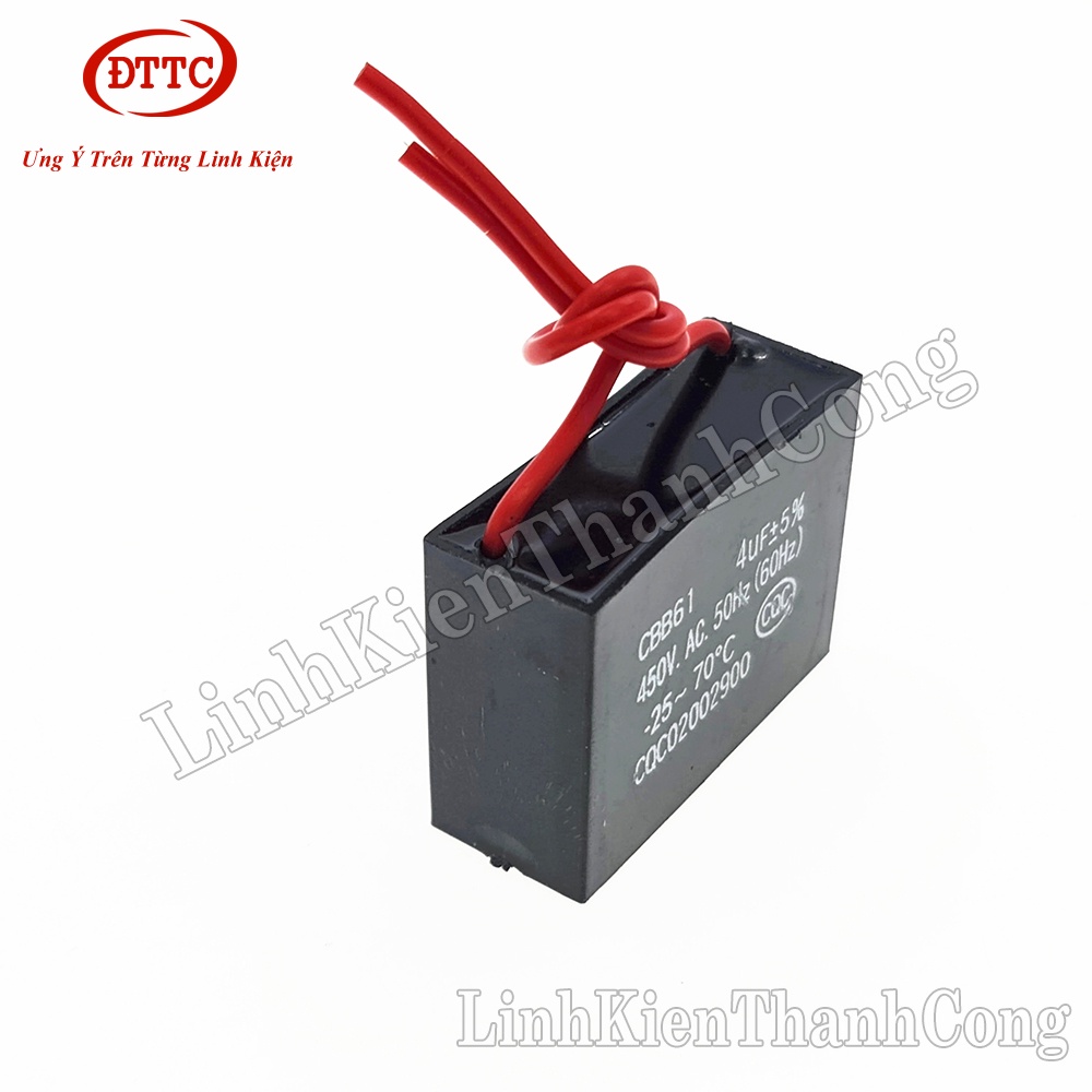 Tụ quạt CBB 4uF 450VAC