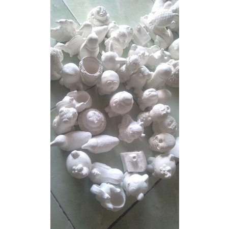 Tượng Tô Màu Loại Vừa ko kèm màu và cọ
