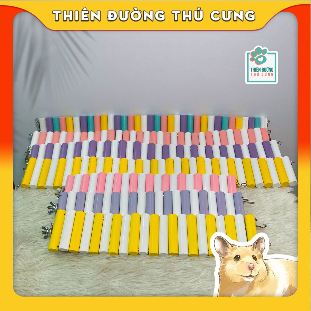 Cầu thang gỗ uốn cho Hamster