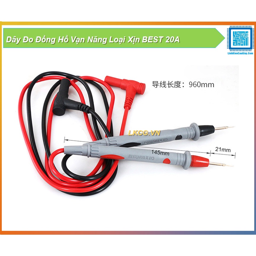 Dây Đo Đồng Hồ Vạn Năng Loại Xịn BEST 20A