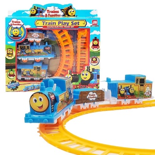 Đồ chơi đường ray xe lửa Train Play set tự lắp ráp