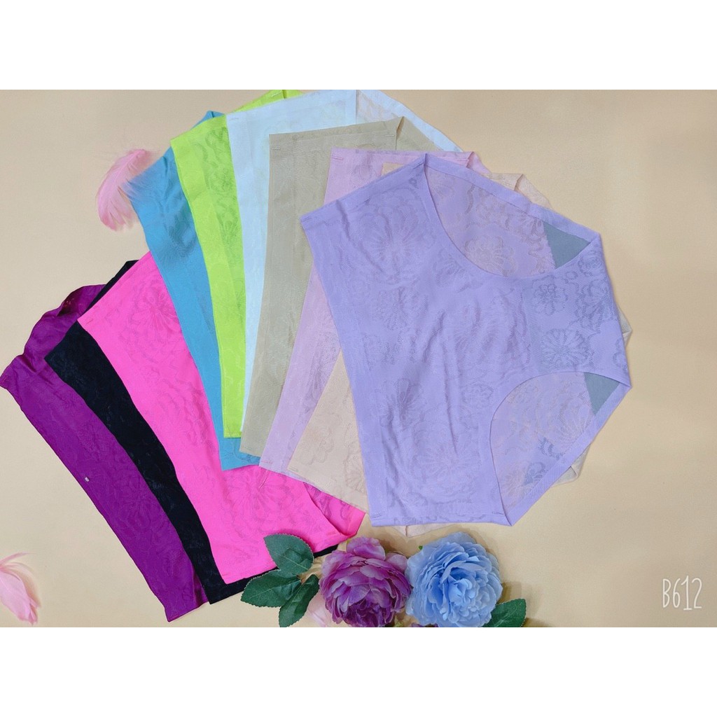 QUẦN LÓT SU ĐÚC THÔNG HƠI GẤM HÌNH BÔNG HOA