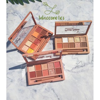 Bảng phấn mắt 10 ô kèm cọ Marc Buse Best On My Shadow bản Dupe của Clio Pro Eye Palette