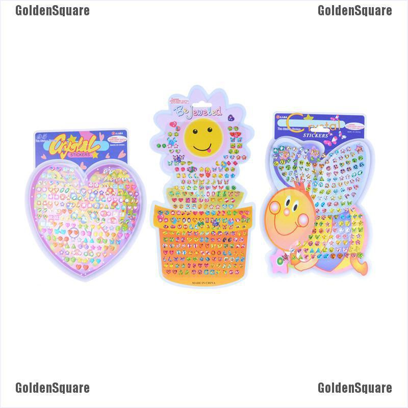Miếng Dán Trang Sức Đính Pha Lê Cho Bé