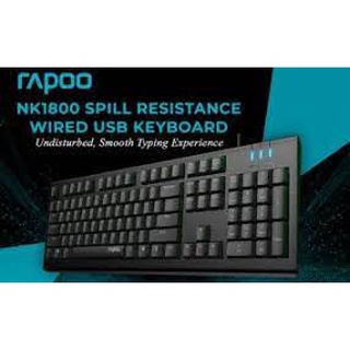 Bàn phím có dây Rapoo NK1800 Wired